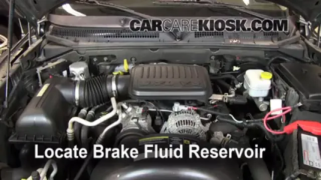 2007 Mitsubishi Raider LS 3.7L V6 Extended Cab Pickup Brake Fluid Add Fluid